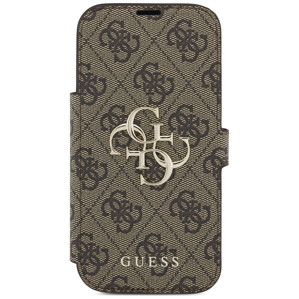 Kryt Guess Book 4G Metal Logo Apple iPhone 17 Pro brown