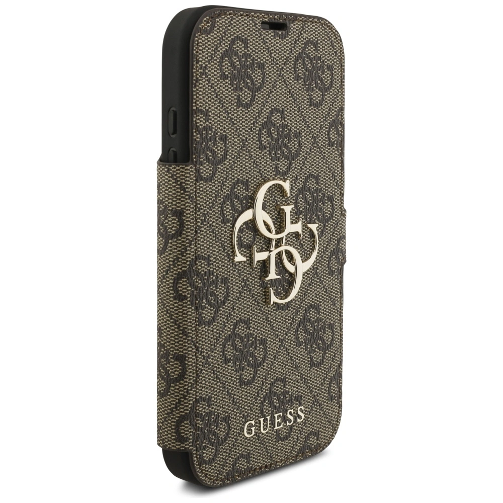 Kryt Guess Book 4G Metal Logo Apple iPhone 17 Pro brown