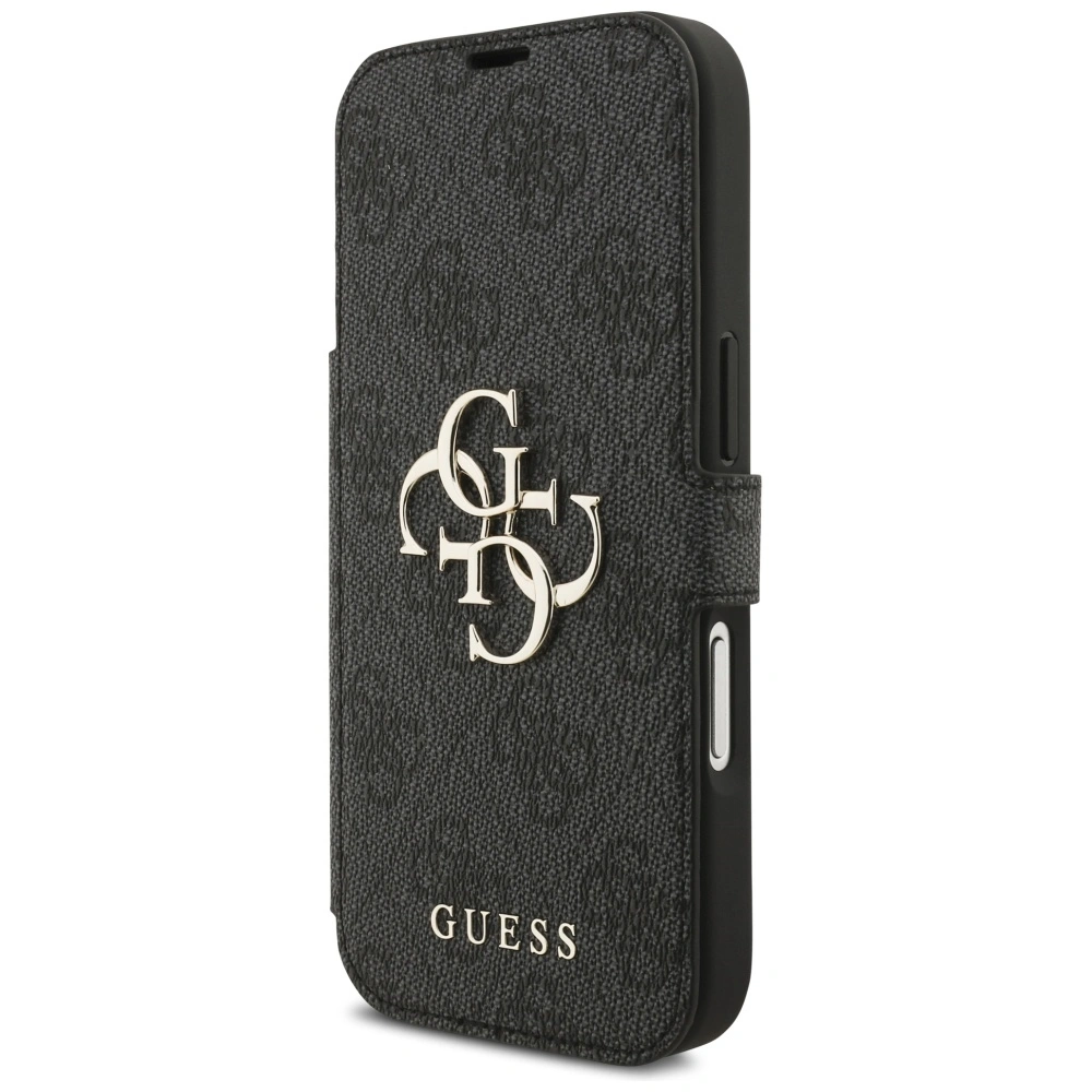 Kryt Guess Book 4G Metal Logo Apple iPhone 17 Pro black