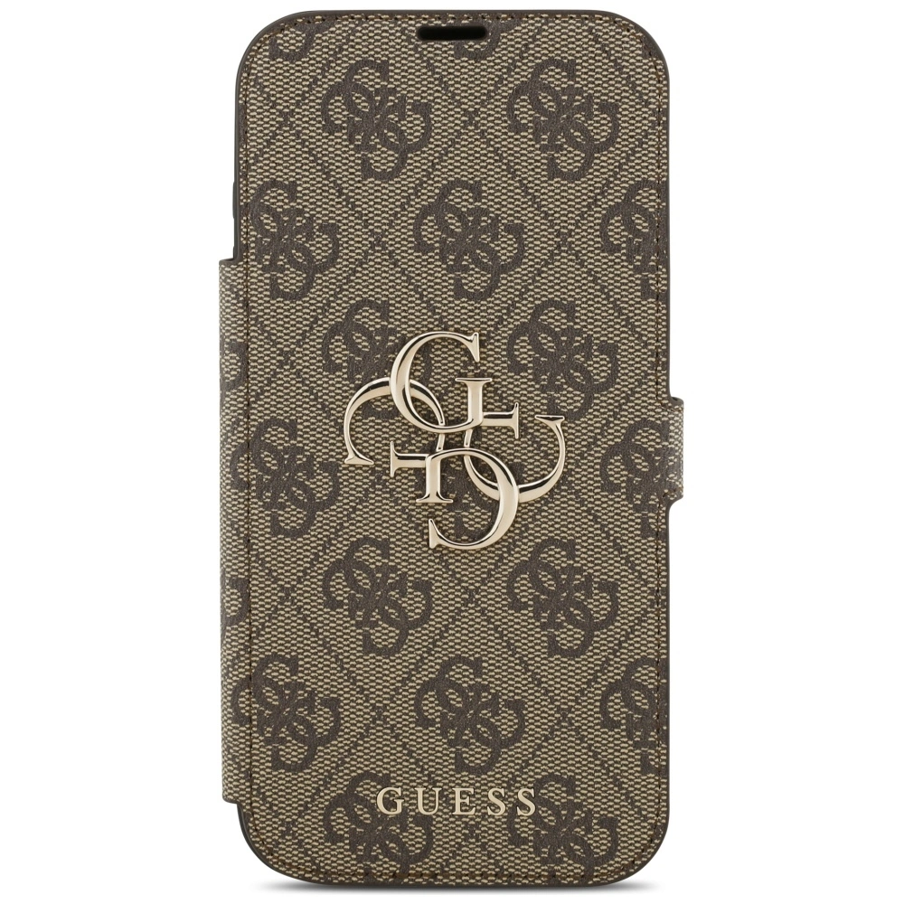 Kryt Guess Book 4G Metal Logo Apple iPhone 17 Pro Max brown