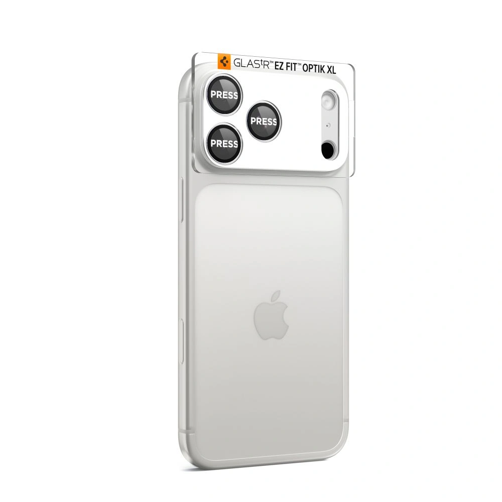 Kryt Spigen Optik Pro XL Glas.tr ez Fit Camera Protector Apple iPhone 17 Pro Silver