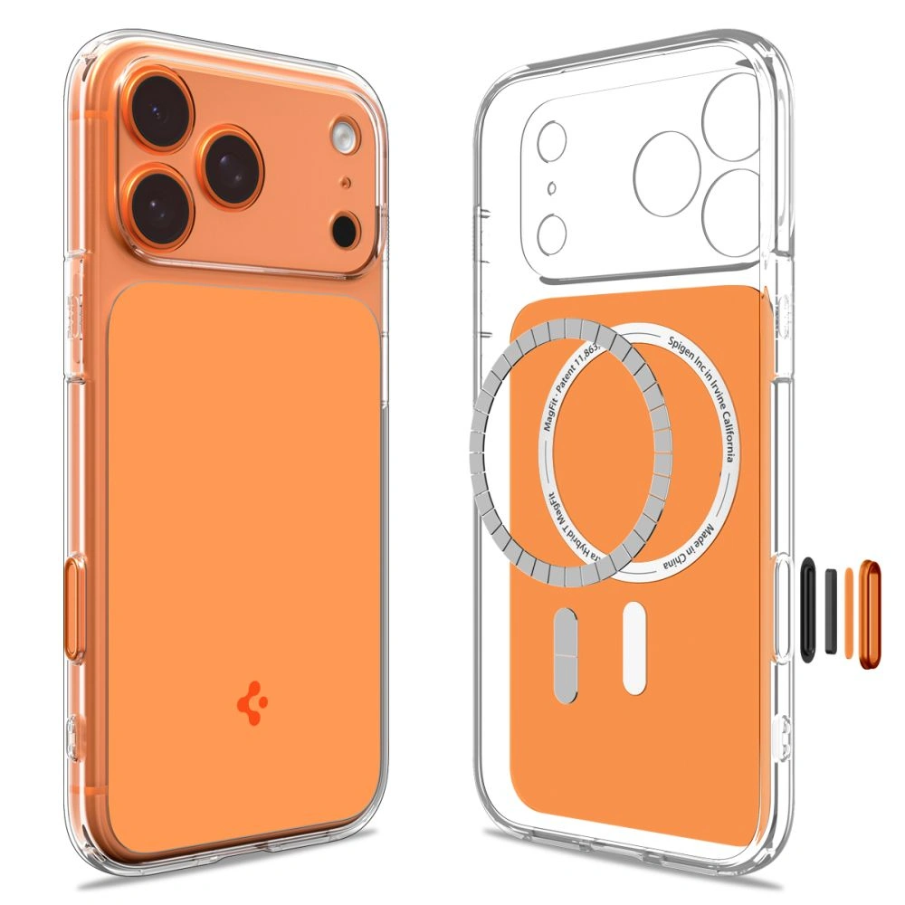 Kryt Spigen Ultra Hybrid T Mag MagSafe Apple iPhone 17 Pro Max Glossy Orange