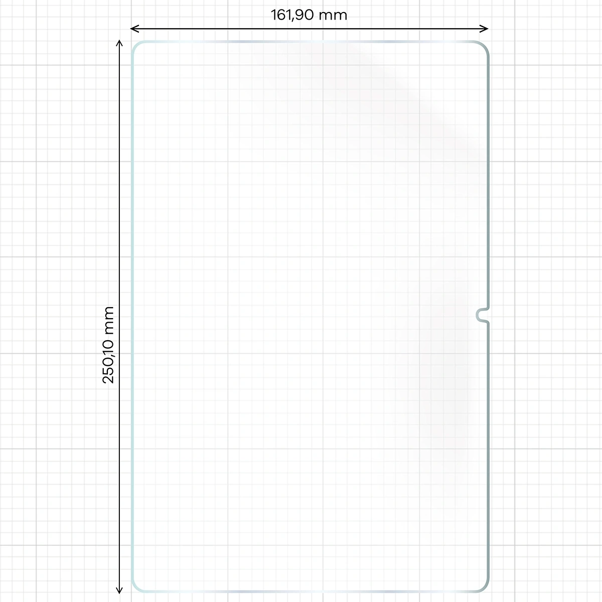 Kryt Bizon Film Tab Papirus Duo Samsung Galaxy Tab S11 [2 PACK]