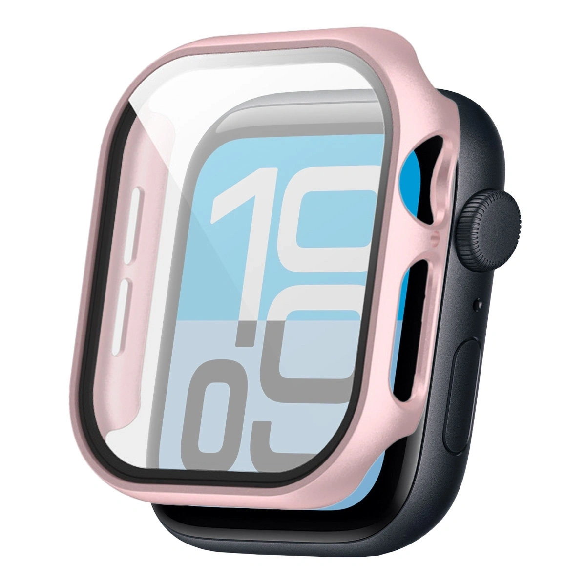 Bizon Case+Glass Watch Apple Watch SE 3 / SE 2 / SE / 6 / 5 / 4 40mm rose gold