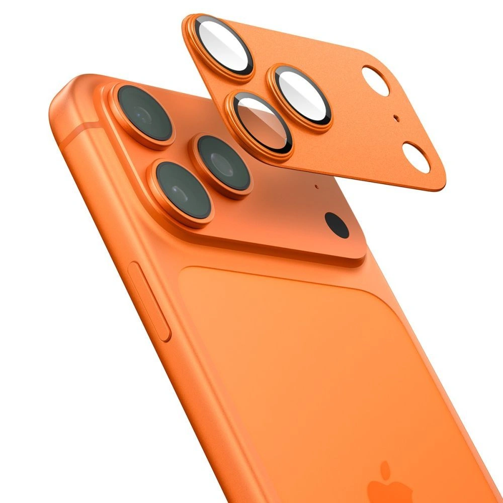 Kryt Spigen Optik Pro XL Glas.tr ez Fit Camera Protector Apple iPhone 17 Pro Max Orange