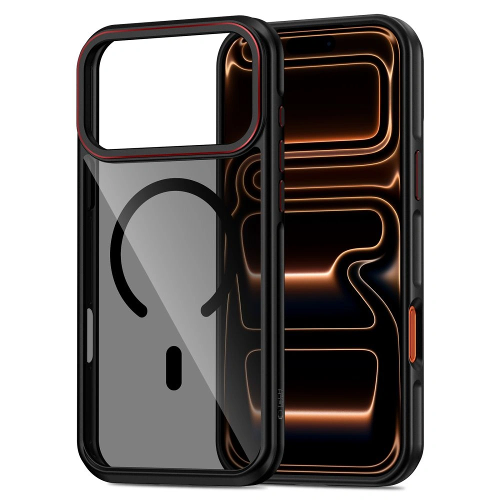 Kryt Tech-Protect MagHybrid MagSafe Apple iPhone 17 Pro Max Black/red
