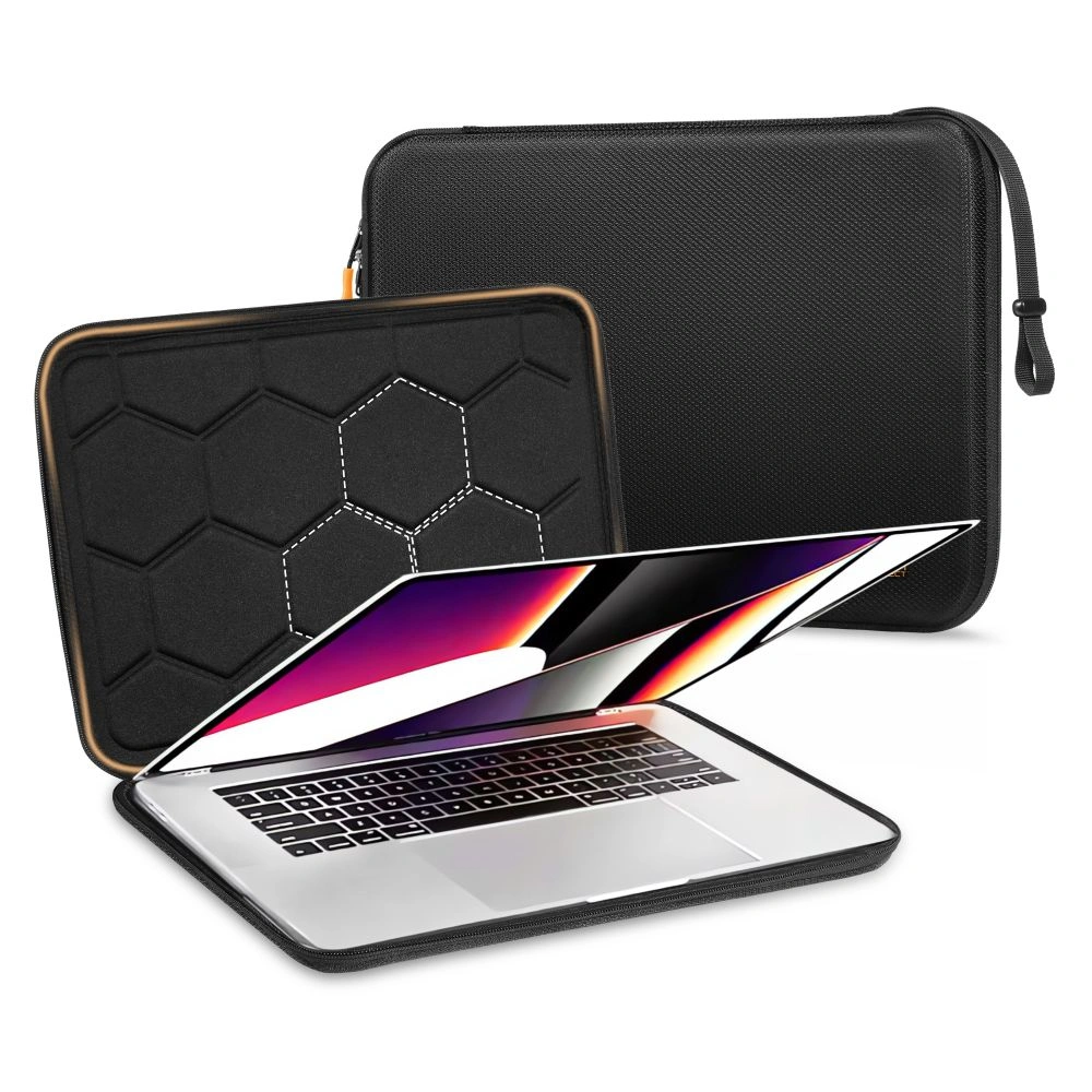 Kryt Tech-Protect Hardpouch Laptop 15-16 Black/orange
