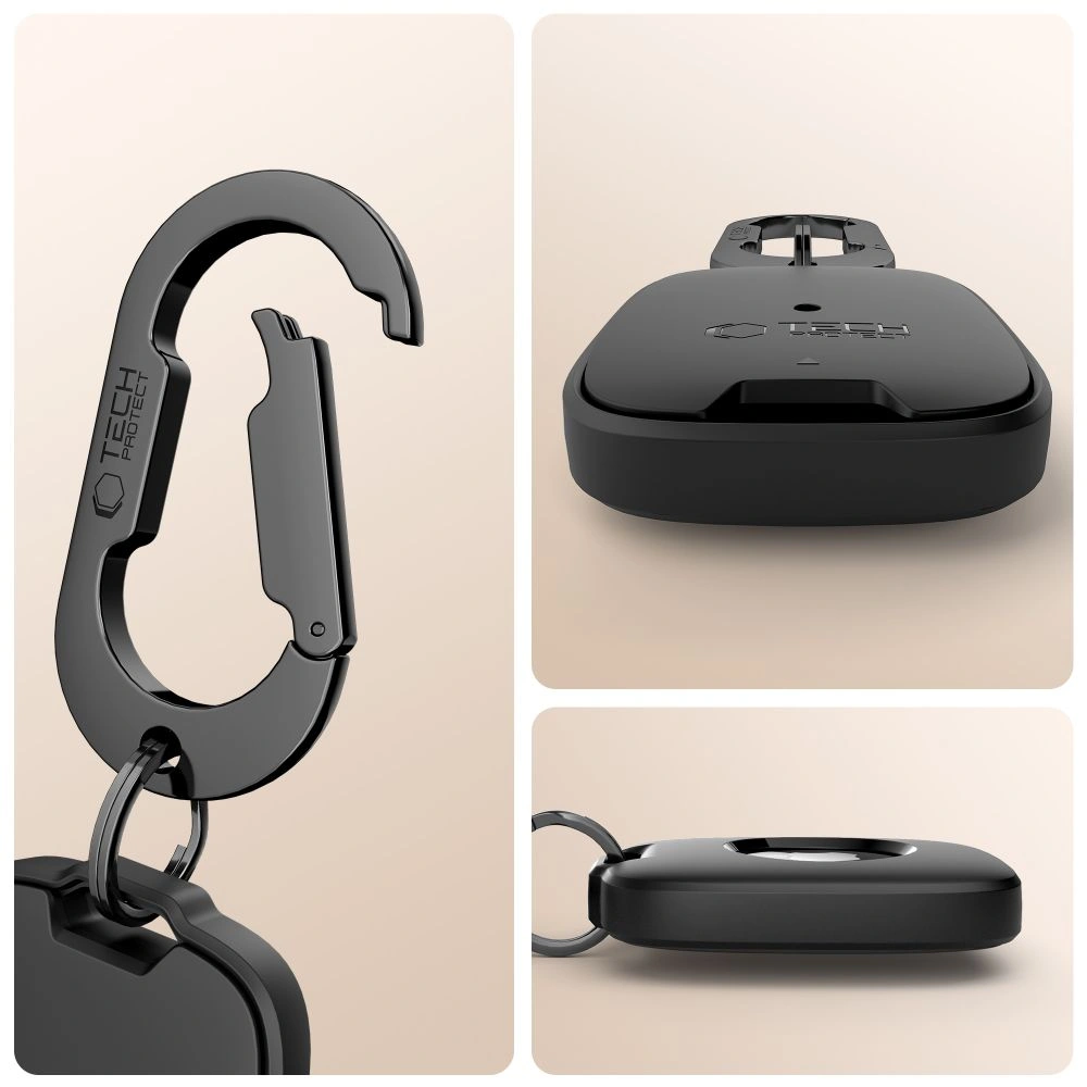 Kryt Tech-Protect Velar Apple AirTag 1 / 2 Black