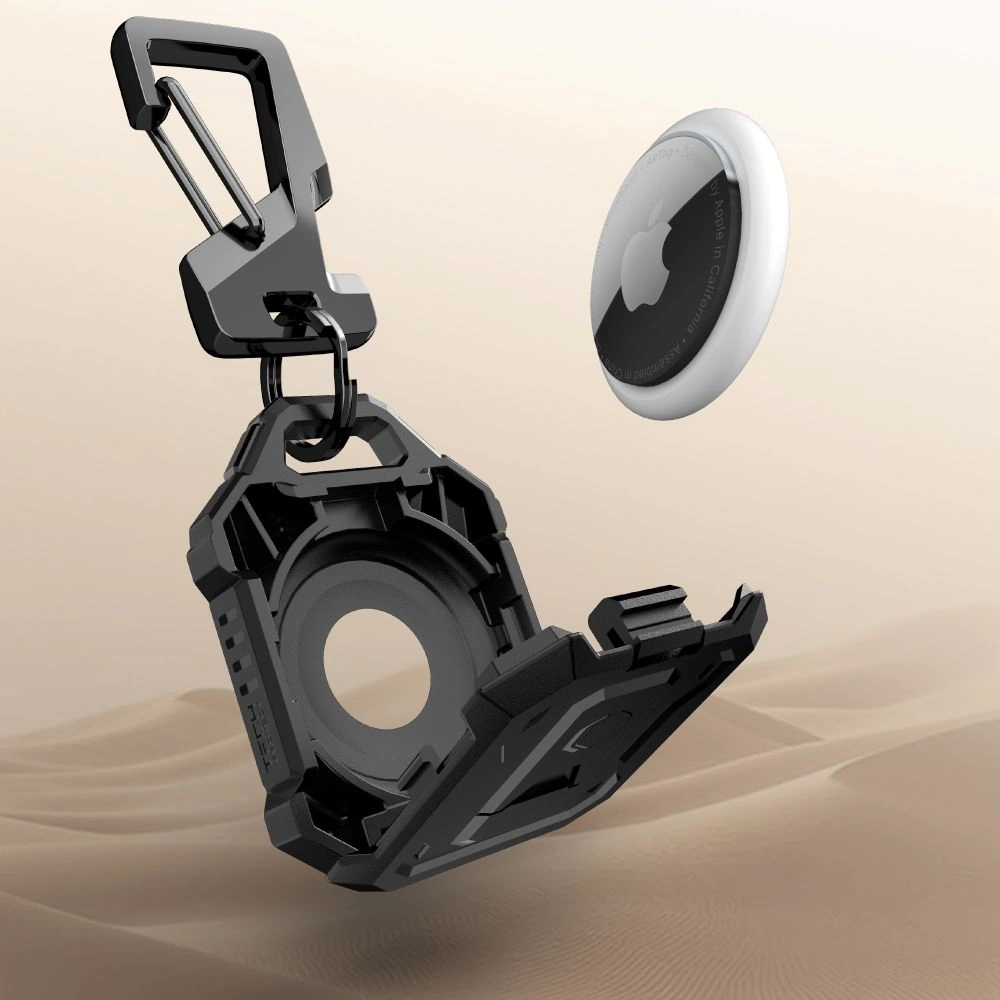 Kryt Tech-Protect Kevlar Pro Apple AirTag 1 / 2 Black