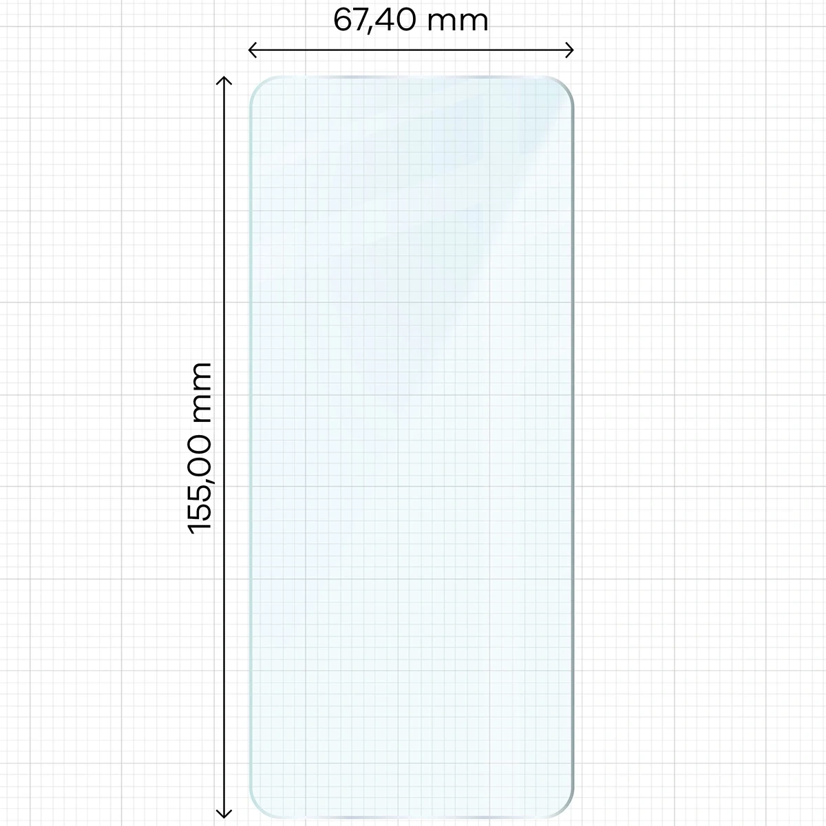 Ochranné sklo Bizon Glass Clear Duo Motorola Moto G14 4G / G54 5G / G54 Power 5G / G55 5G [2 PACK]