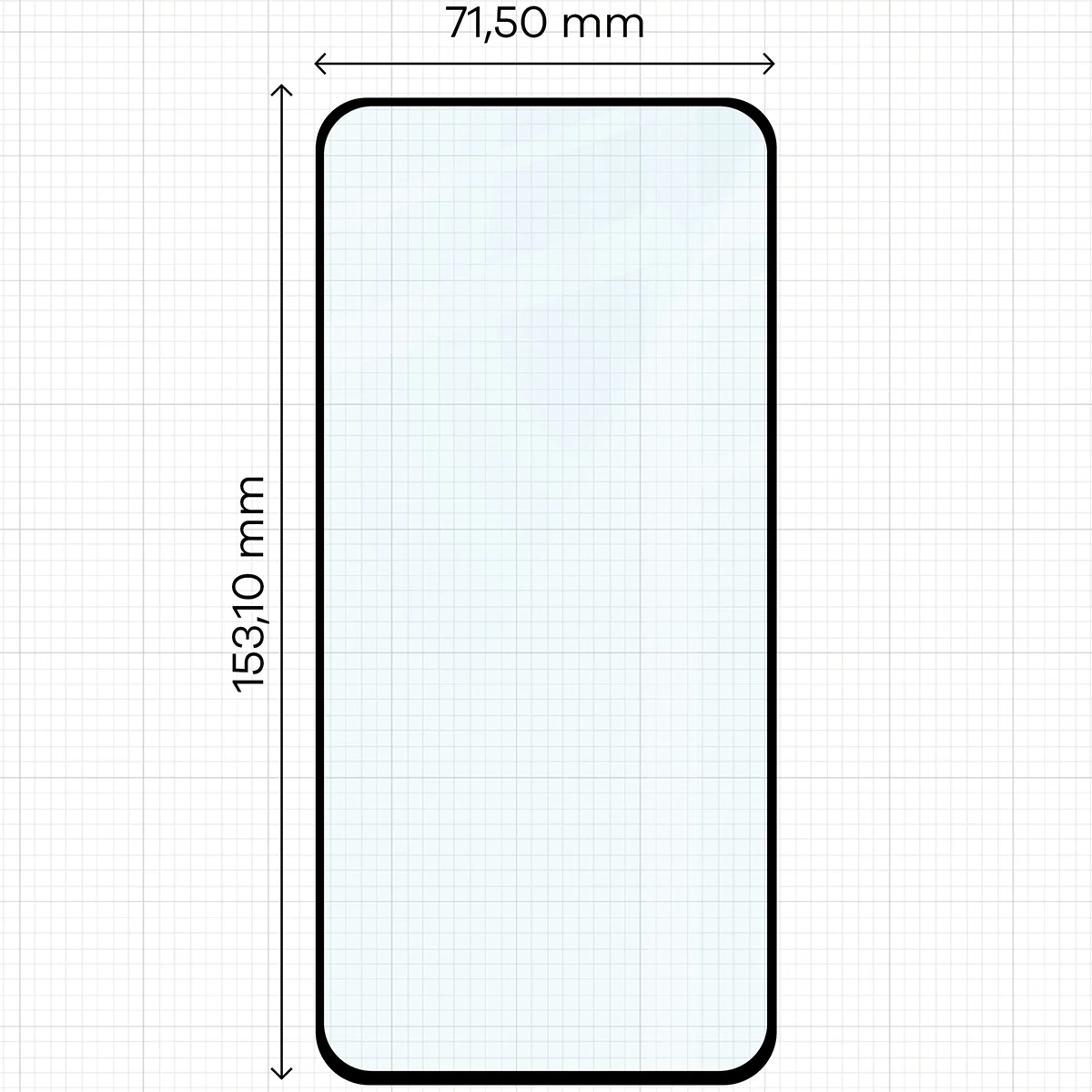 Ochranné sklo Bizon Glass Edge Duo Samsung Galaxy S23 FE black frame [2 PACK]