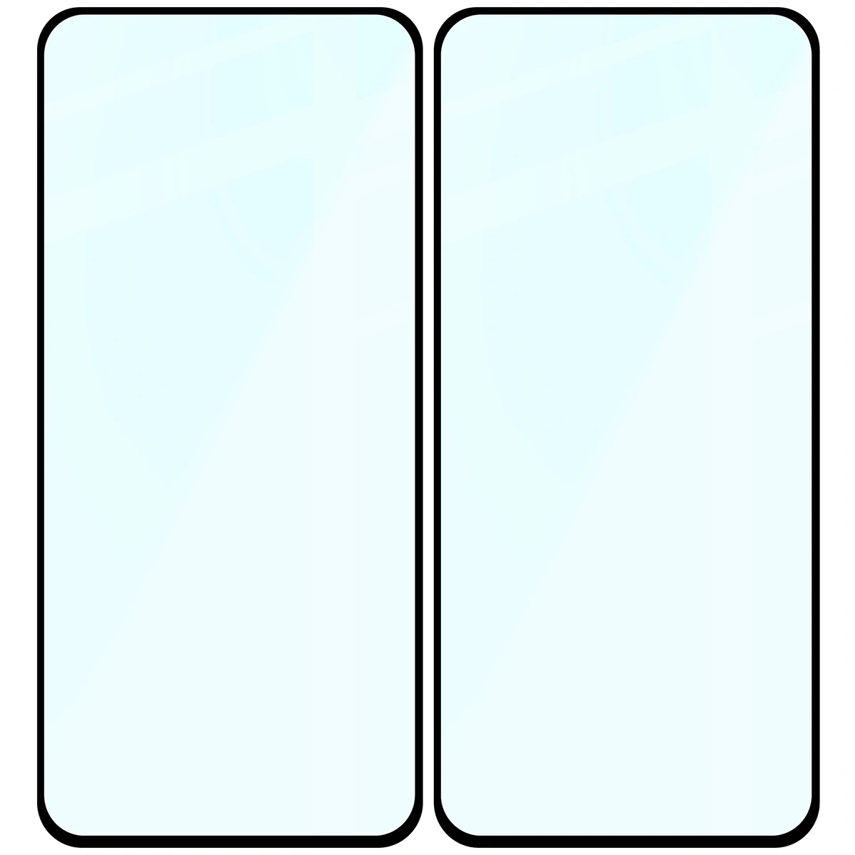 Ochranné sklo Bizon Glass Edge Duo Samsung Galaxy S23 FE black frame [2 PACK]