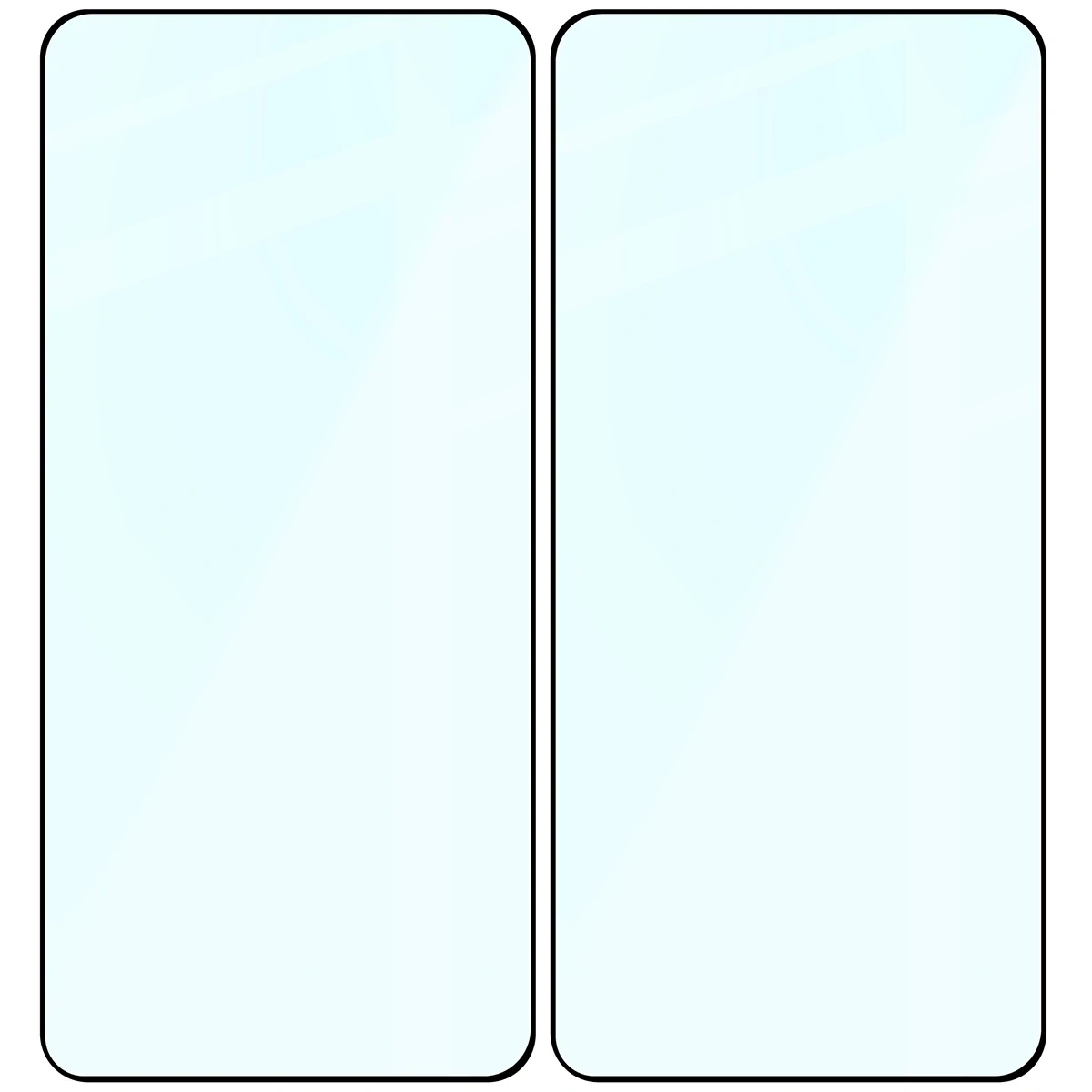 Ochranné sklo Bizon Glass Edge Duo Samsung Galaxy S25+ Plus / S24+ Plus black frame [2 PACK]