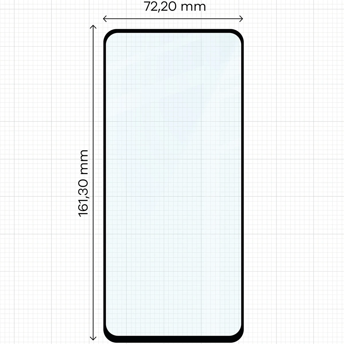 Ochranné sklo Bizon Glass Edge Duo Motorola Moto G15 / G15 Power / G05 / E15 / G56 5G black frame [2 PACK]