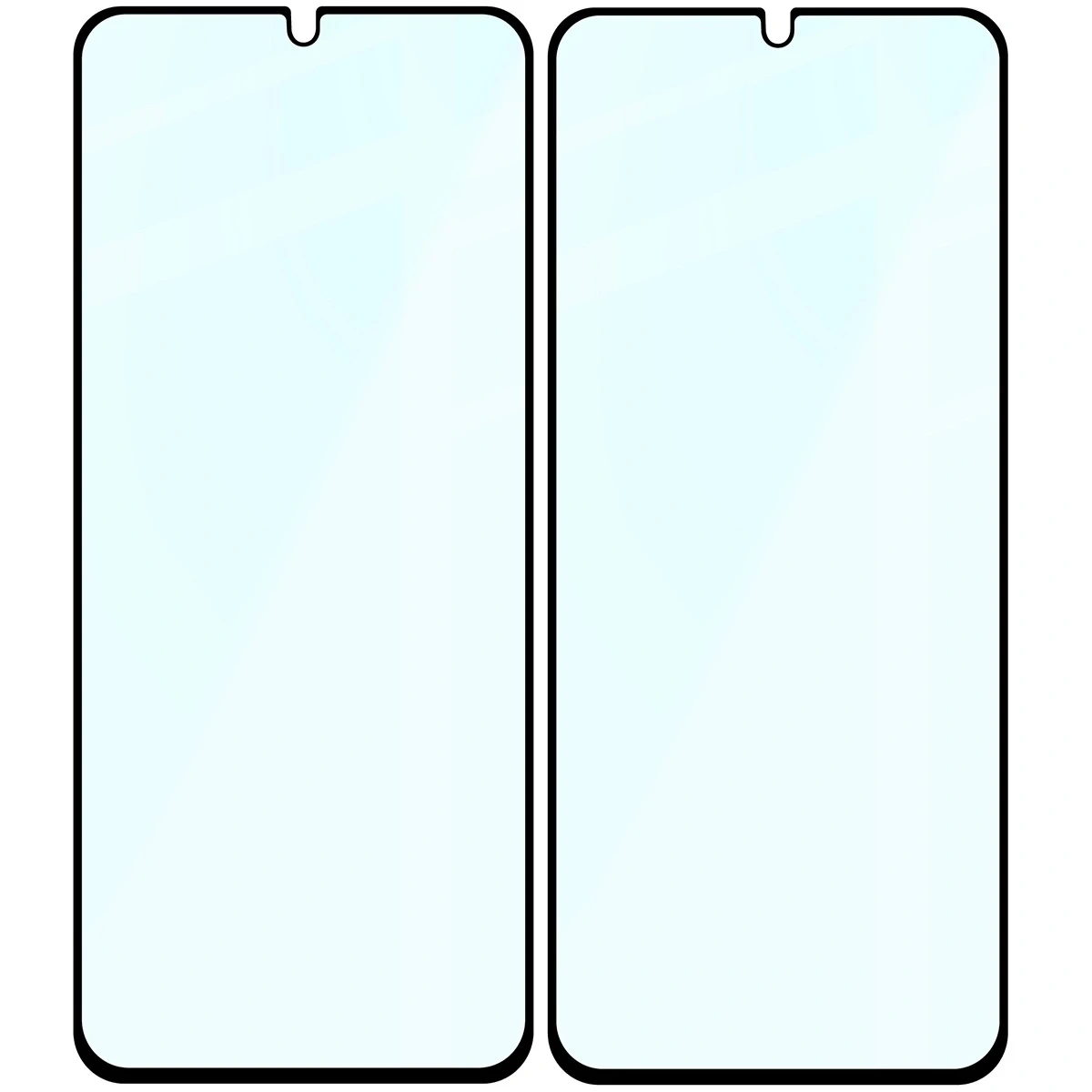 Ochranné sklo Bizon Glass Edge Duo Xiaomi Redmi A5 4G / POCO C71 4G black frame [2 PACK]