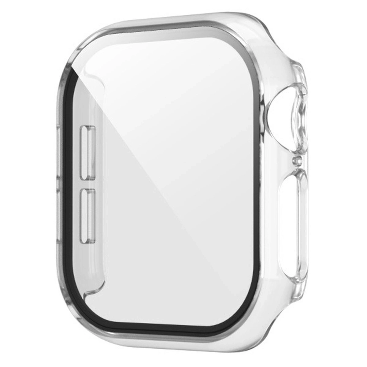 Bizon Case+Glass Watch Apple Watch SE 3 / SE 2 / SE / 6 / 5 / 4 44mm clear
