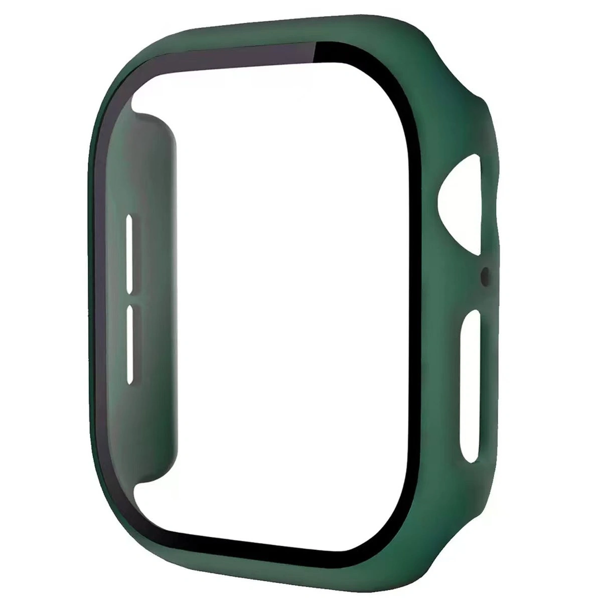 Bizon Case+Glass Watch Apple Watch SE 3 / SE 2 / SE / 6 / 5 / 4 40mm matte dark green