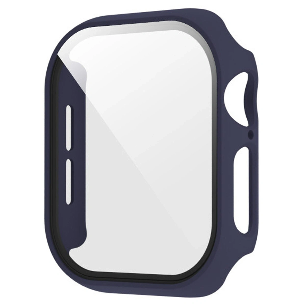 Bizon Case+Glass Watch do Apple Watch SE 3 / SE 2 / SE / 6 / 5 / 4 40mm matte navy blue