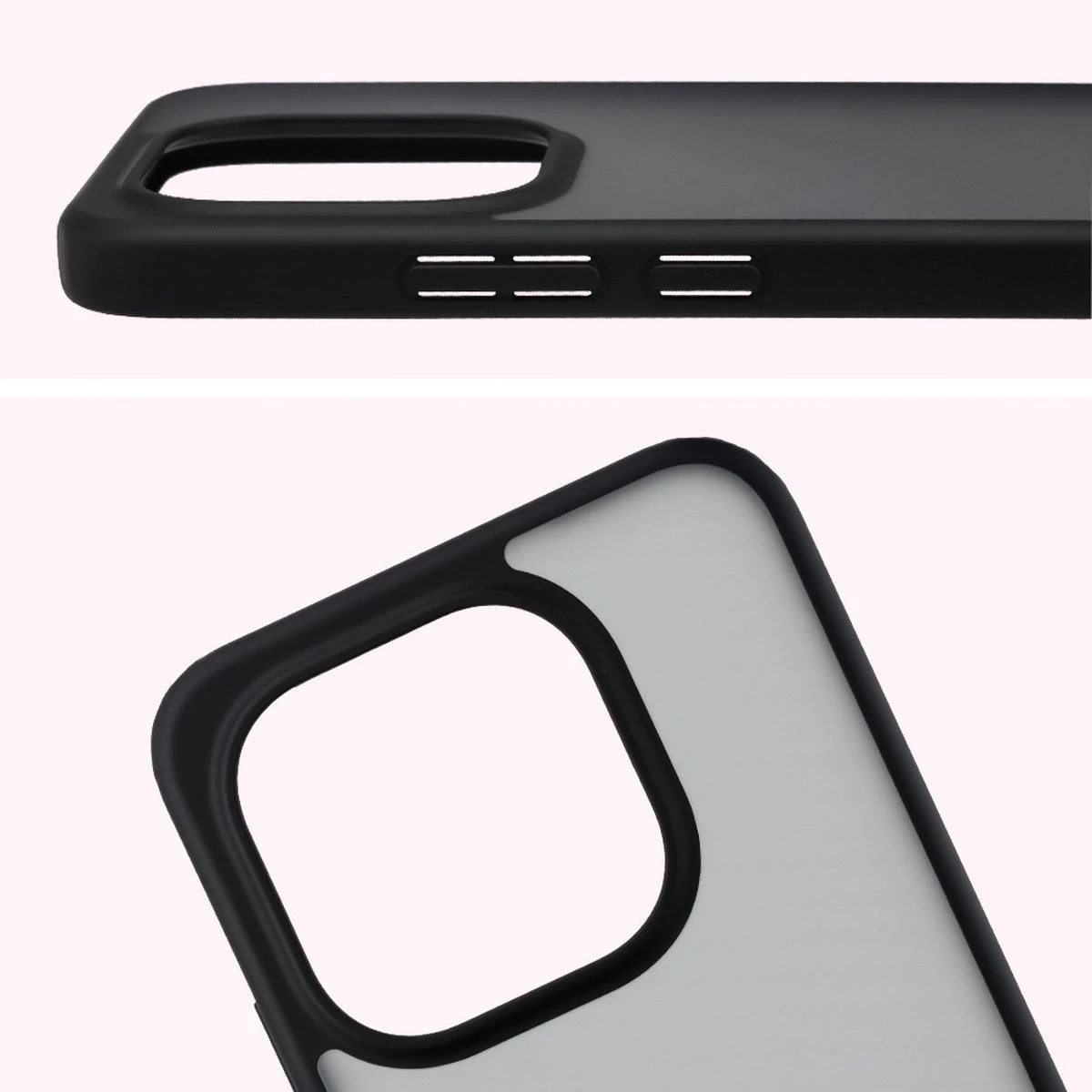 Kryt Bizon Case Angelo Xiaomi 15T smoky with a black frame