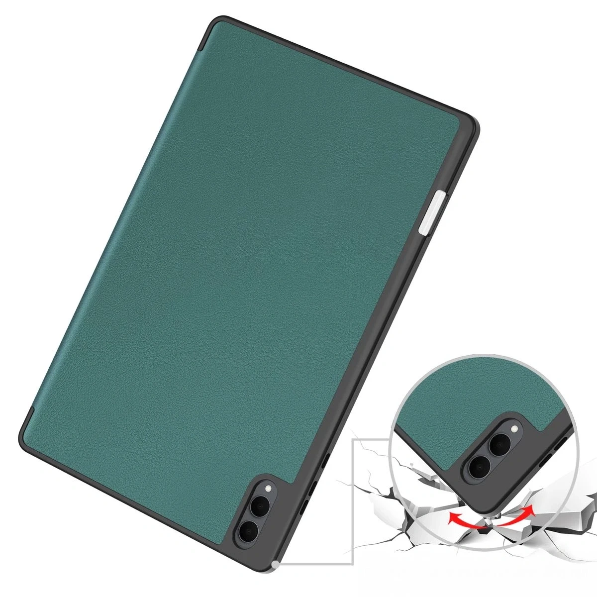 Kryt Bizon Case Tab Lizard Samsung Galaxy Tab S11 Ultra dark green