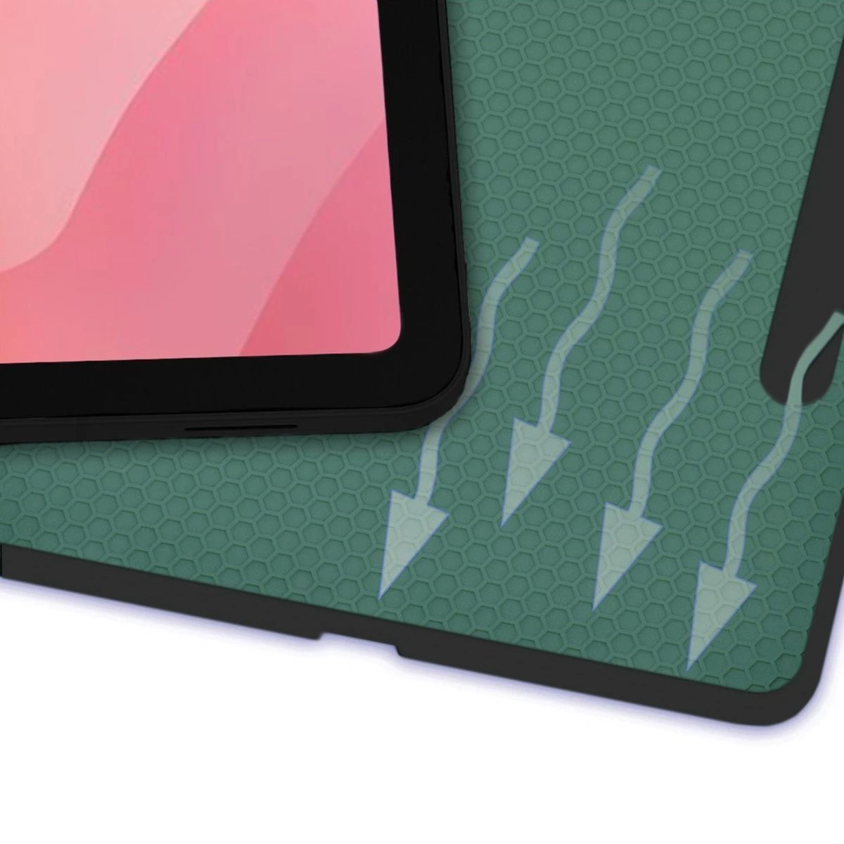Kryt Bizon Case Tab Lizard Samsung Galaxy Tab S11 Ultra dark green