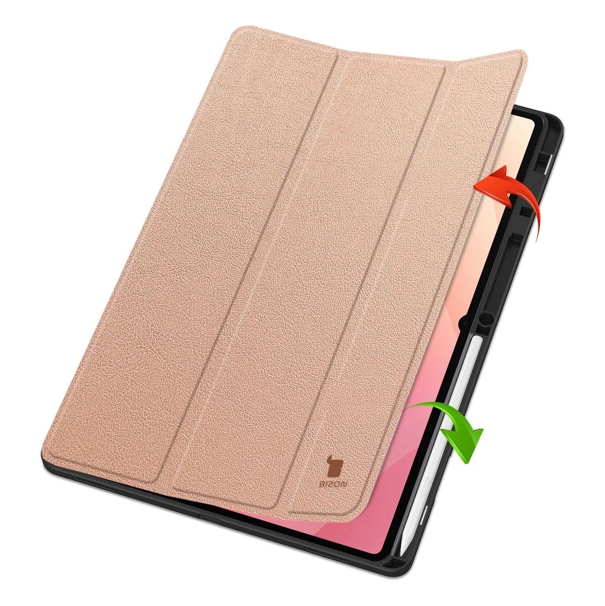 Kryt Bizon Case Tab Lizard Samsung Galaxy Tab S11 Ultra rose gold