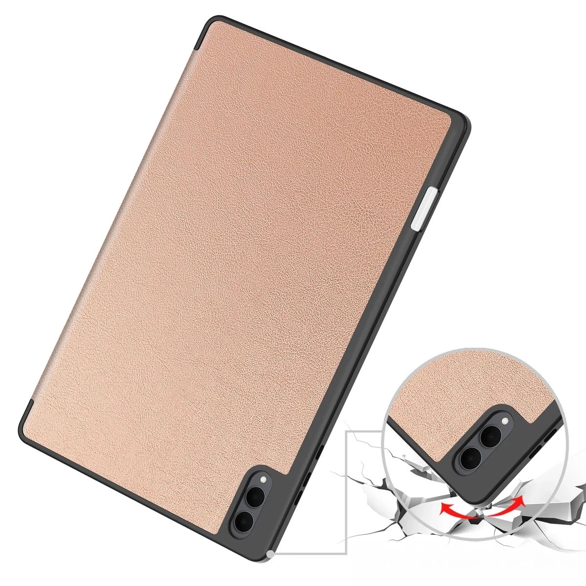 Kryt Bizon Case Tab Lizard Samsung Galaxy Tab S11 Ultra rose gold