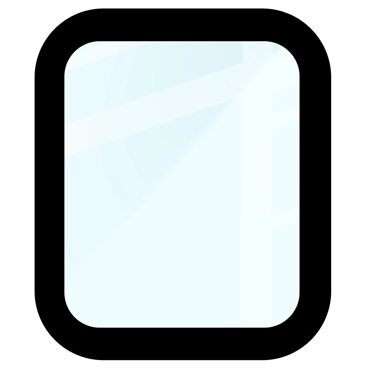 Bizon Glass Watch Edge Hybrid Apple Watch SE 3 / SE 2 / SE / 6 / 5 / 4 40mm black