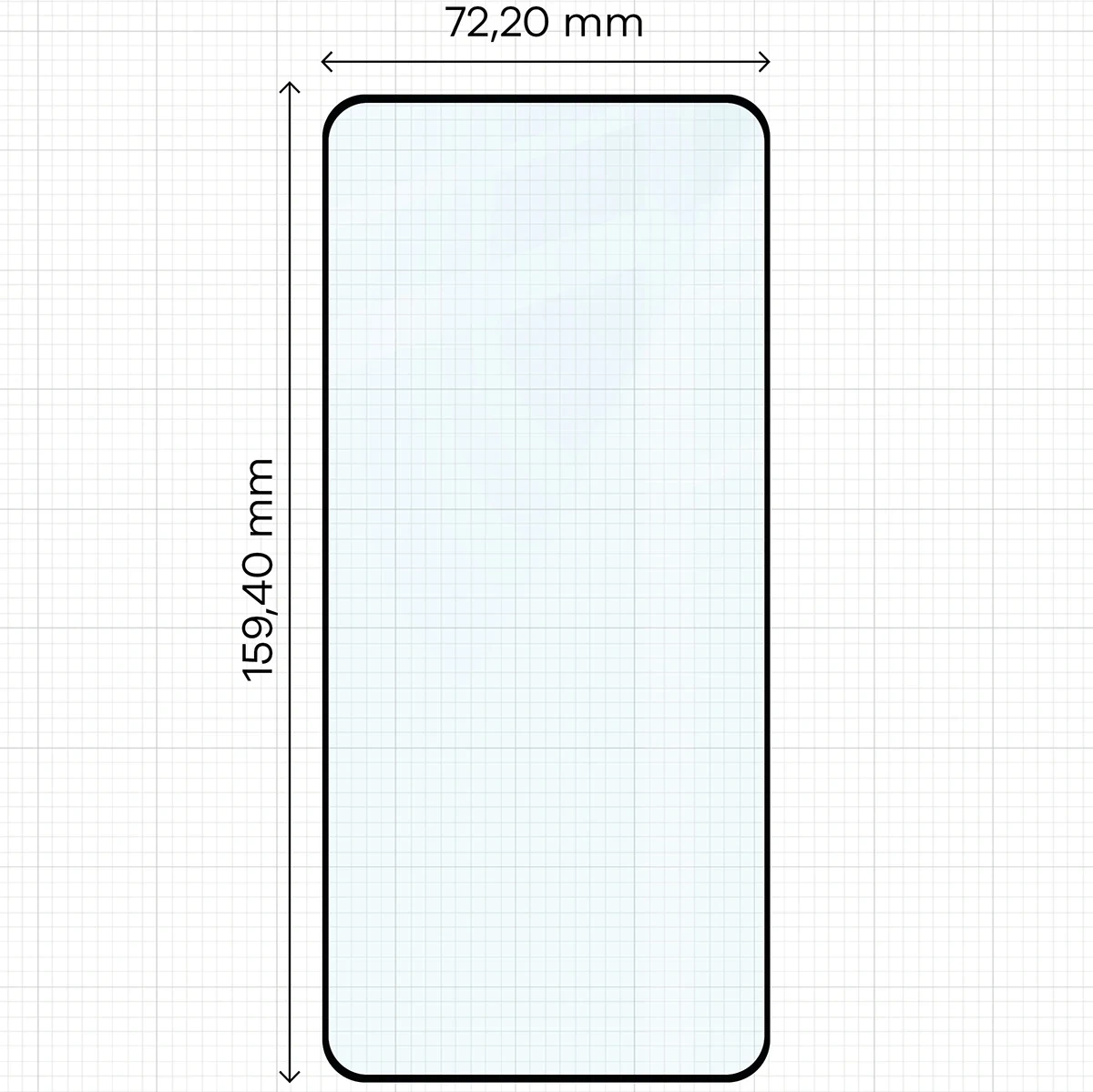 Ochranné sklo Bizon Glass Edge 2 Vivo V60 Lite 5G black frame