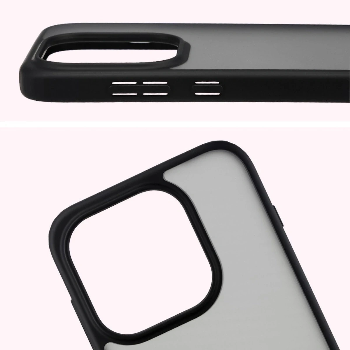 Kryt Bizon Case Angelo OnePlus 15 smoked with a black frame