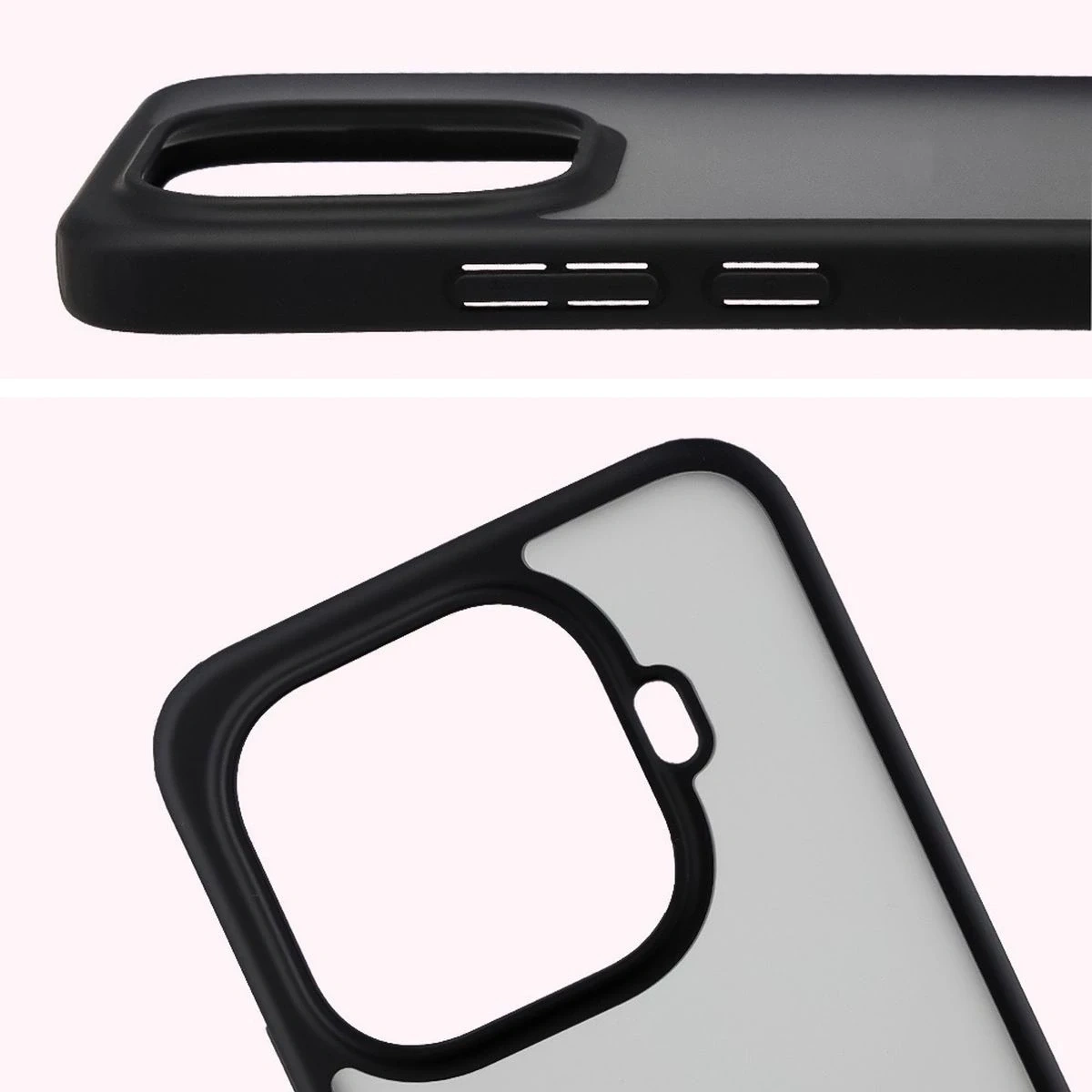 Kryt Bizon Case Angelo Xiaomi 15T Pro smoked with a black frame