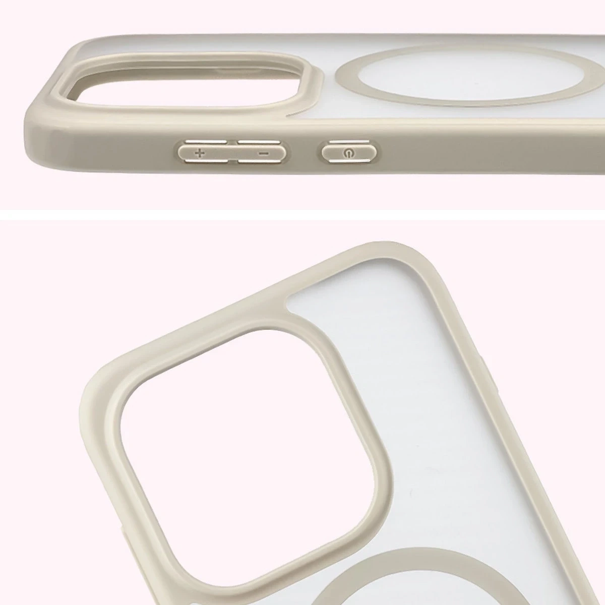 Kryt Bizon Case MatteO Magnetic OnePlus 15 smoky beige