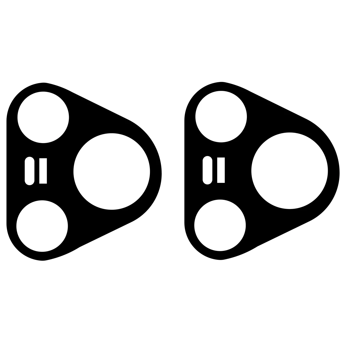 Ochranné sklo Bizon Glass Lens Huawei Pura 80 Ultra [2 PACK]