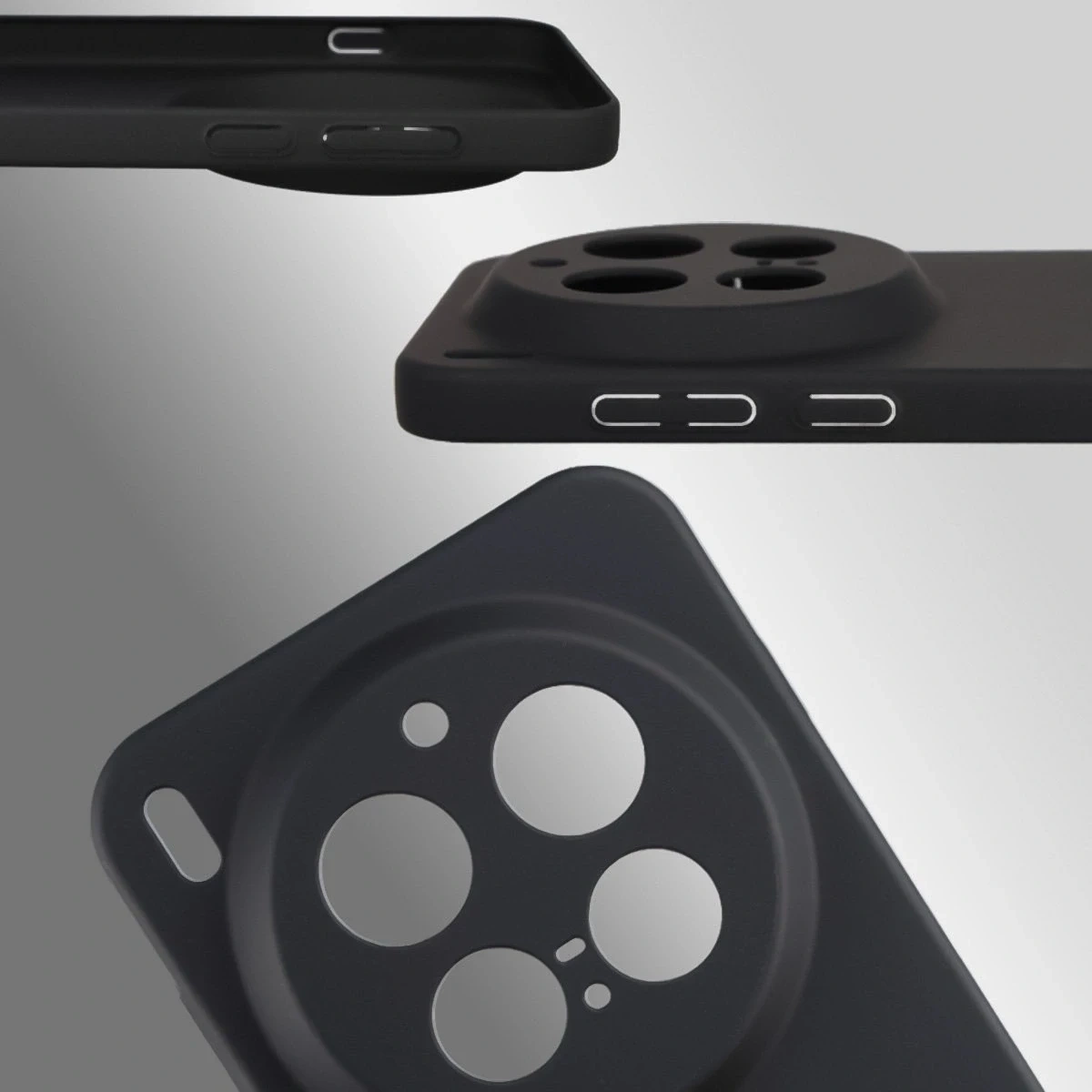 Kryt Bizon Case Lupka Vivo X300 Pro black