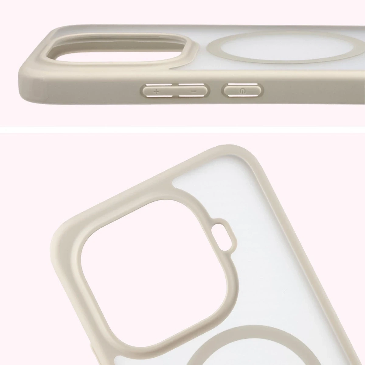 Kryt Bizon Case MatteO Magnetic Xiaomi 15T Pro smoky beige