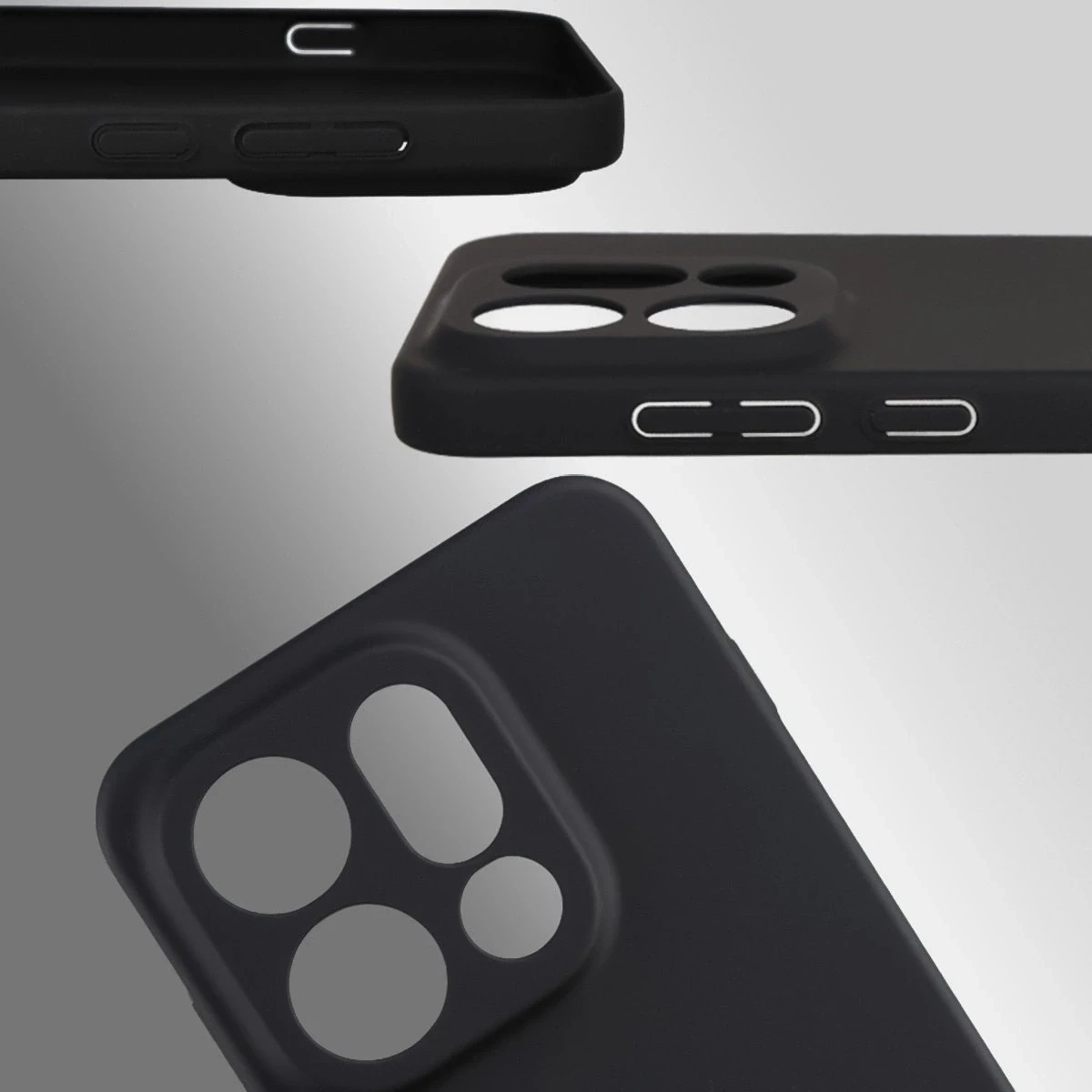 Kryt Bizon Case Lupka Oppo Find X9 black