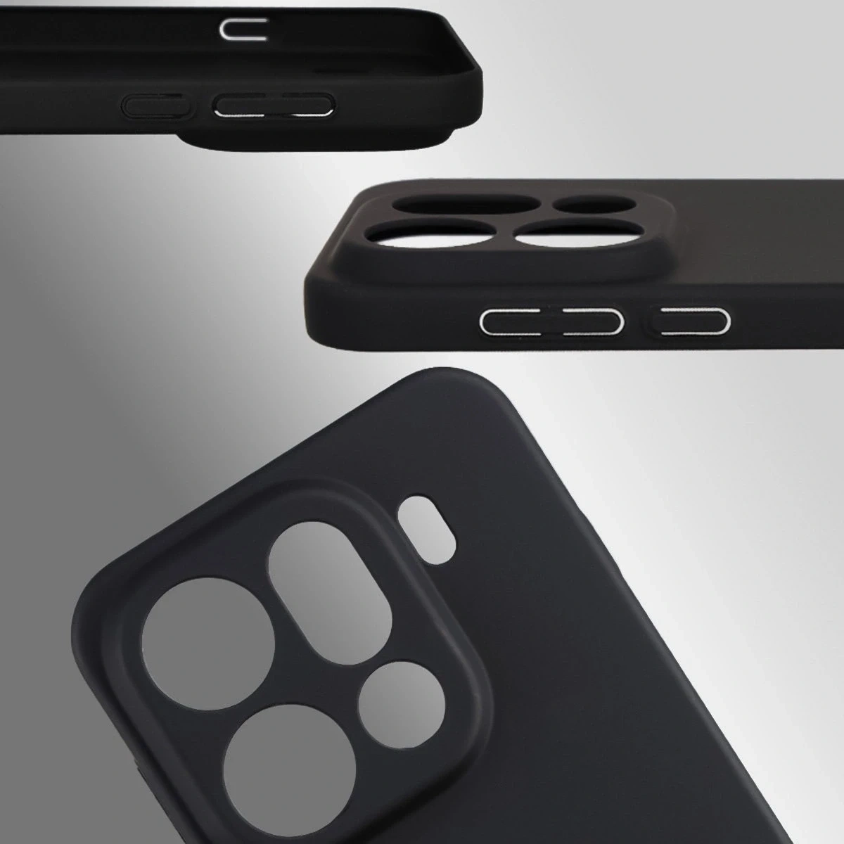 Kryt Bizon Case Lupka Oppo Find X9 Pro black