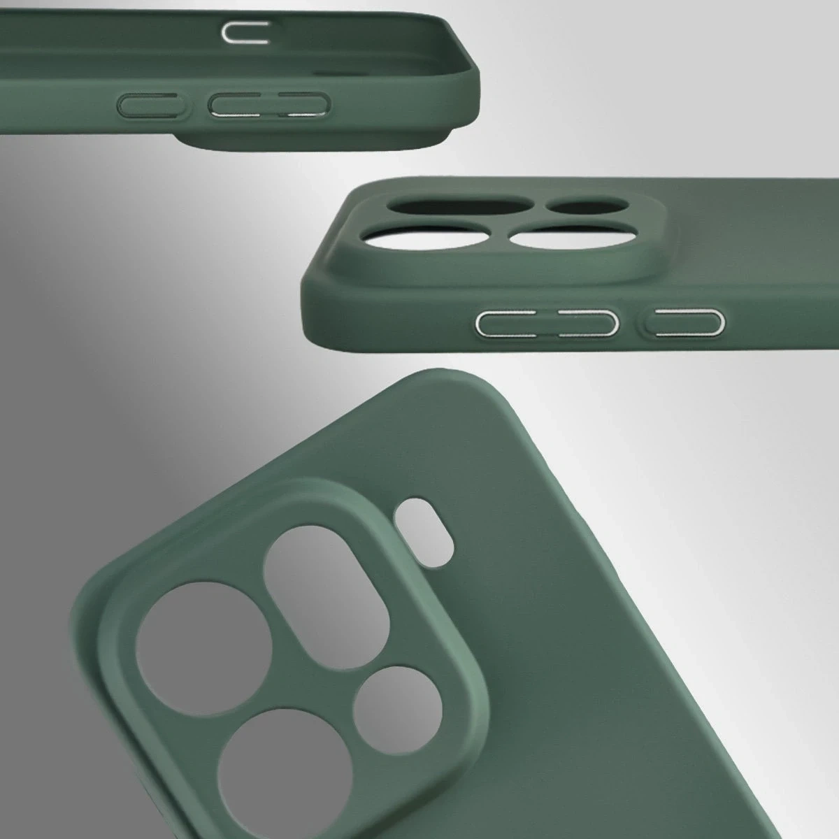 Kryt Bizon Case Lupka Oppo Find X9 Pro green