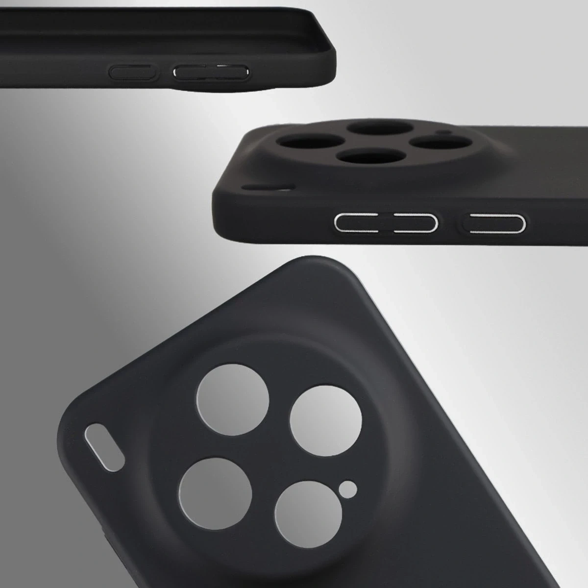Kryt Bizon Case Lupka Vivo X300 black