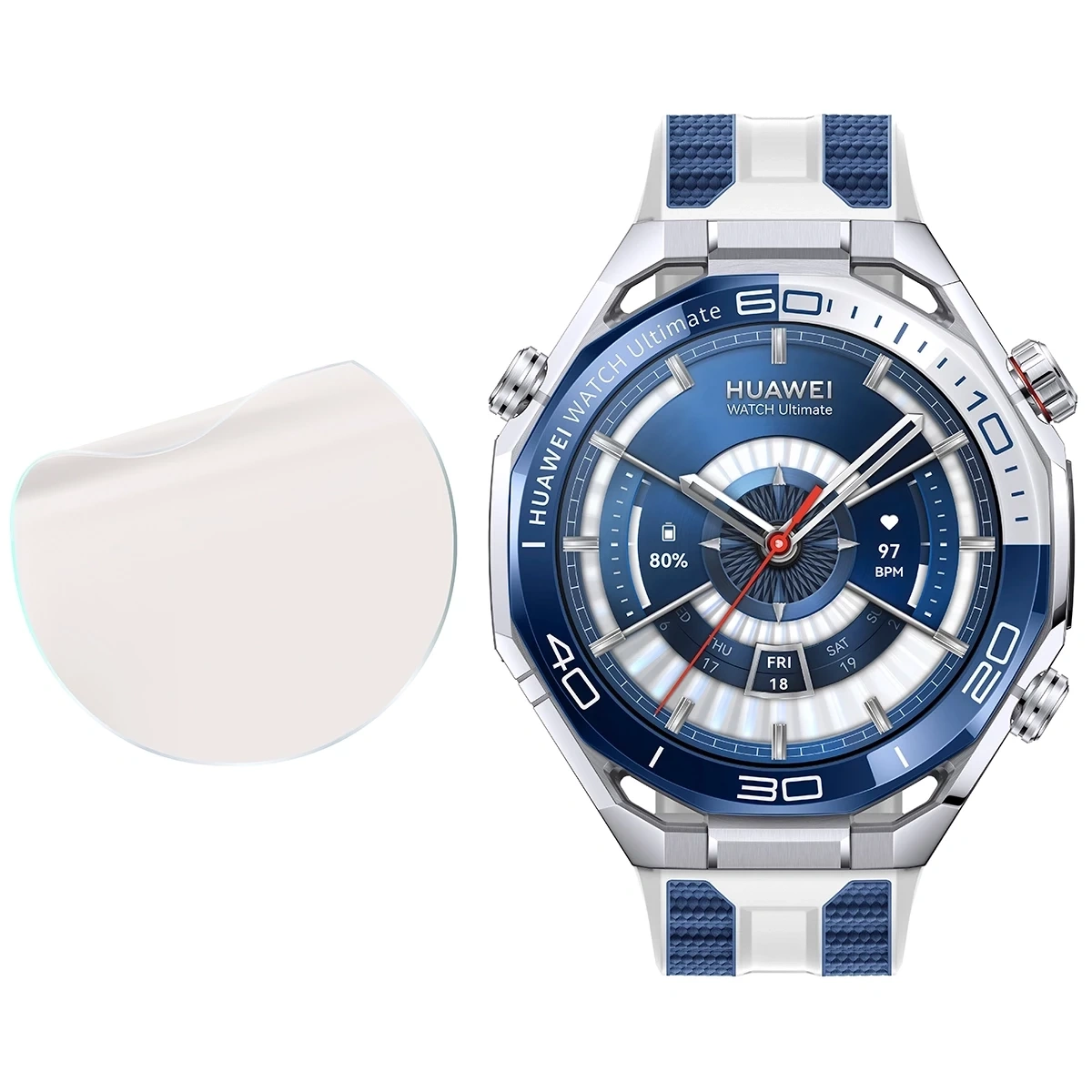 Ochranné sklo Bizon Glass Watch Film Sun Huawei Watch Ultimate 2