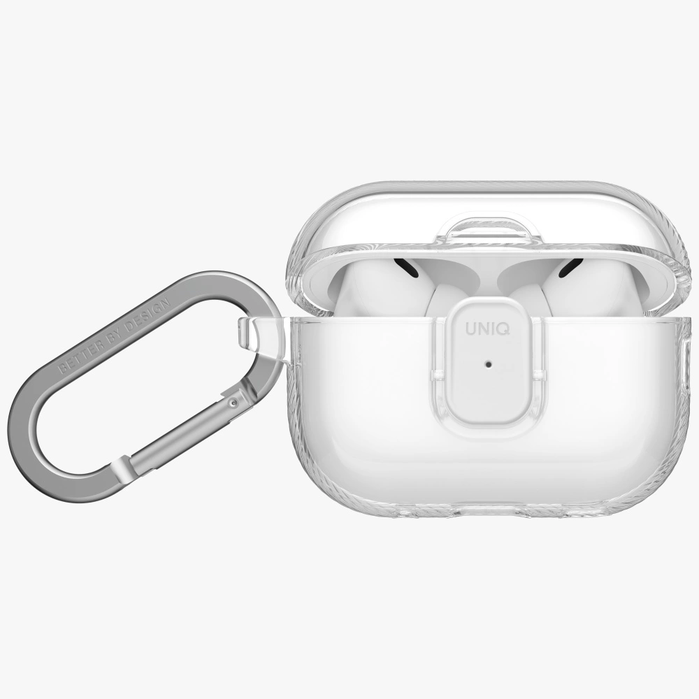 Kryt UNIQ Glase Pro Apple AirPods Pro 3 Lock Case clear