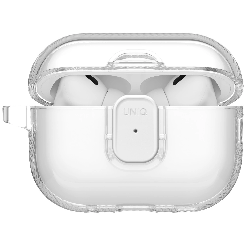 Kryt UNIQ Glase Pro Apple AirPods Pro 3 Lock Case clear