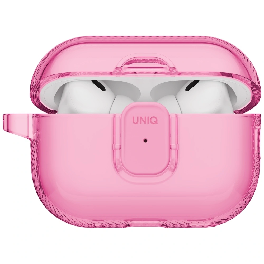 Kryt UNIQ Glase Pro Apple AirPods Pro 3 Lock Case pink
