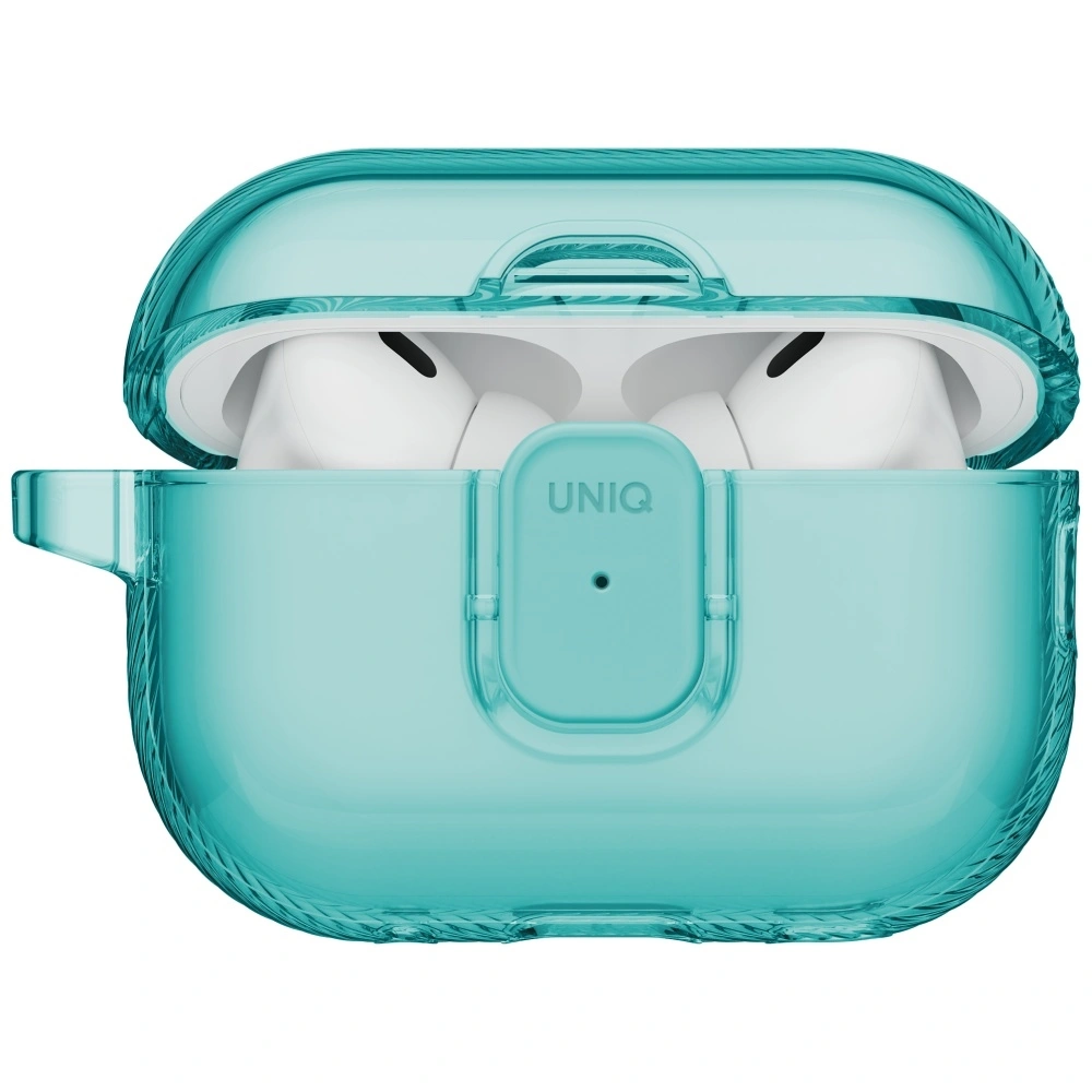 Kryt UNIQ Glase Pro Apple AirPods Pro 3 Lock Case turquoise