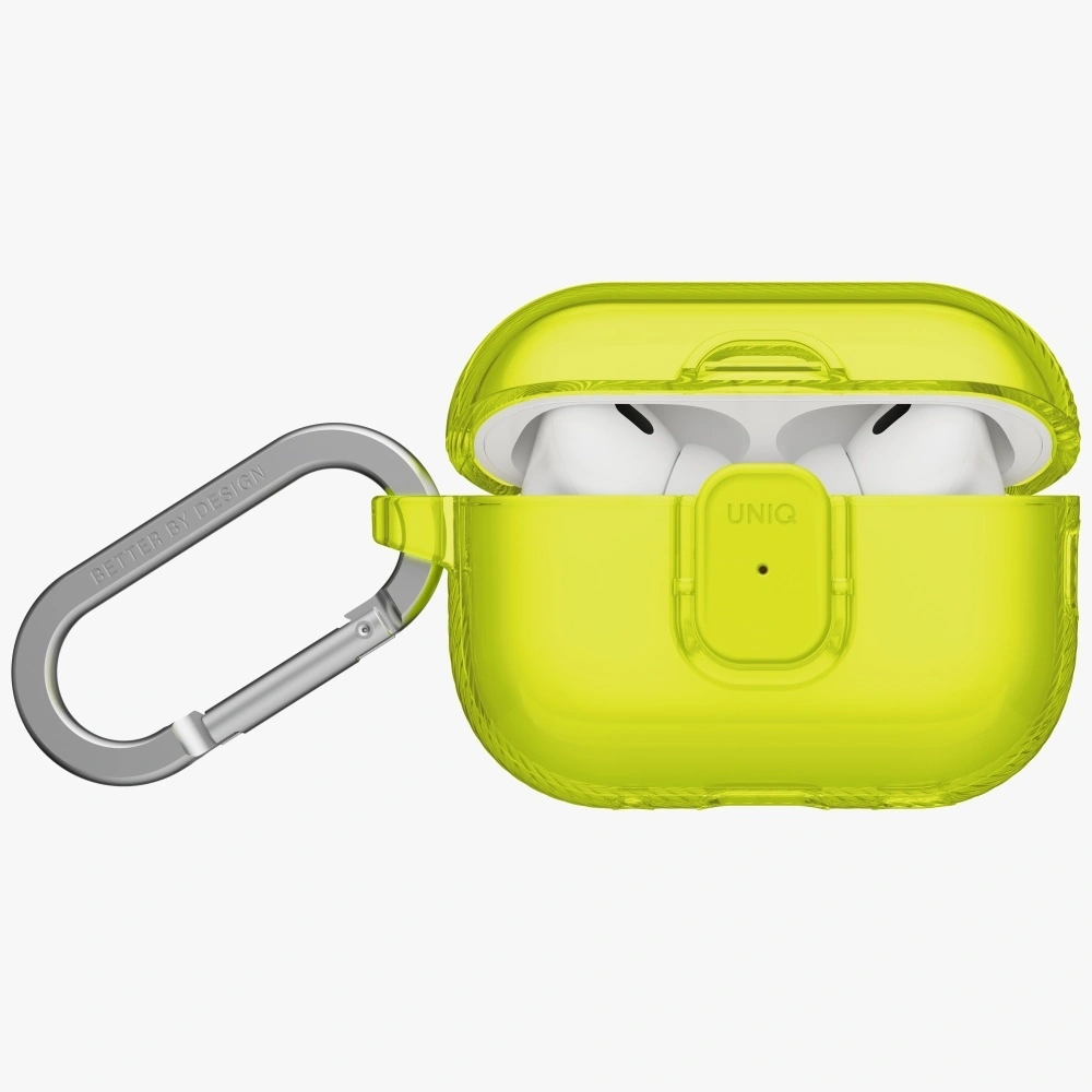 Kryt UNIQ Glase Pro Apple AirPods Pro 3 Lock Case yellow
