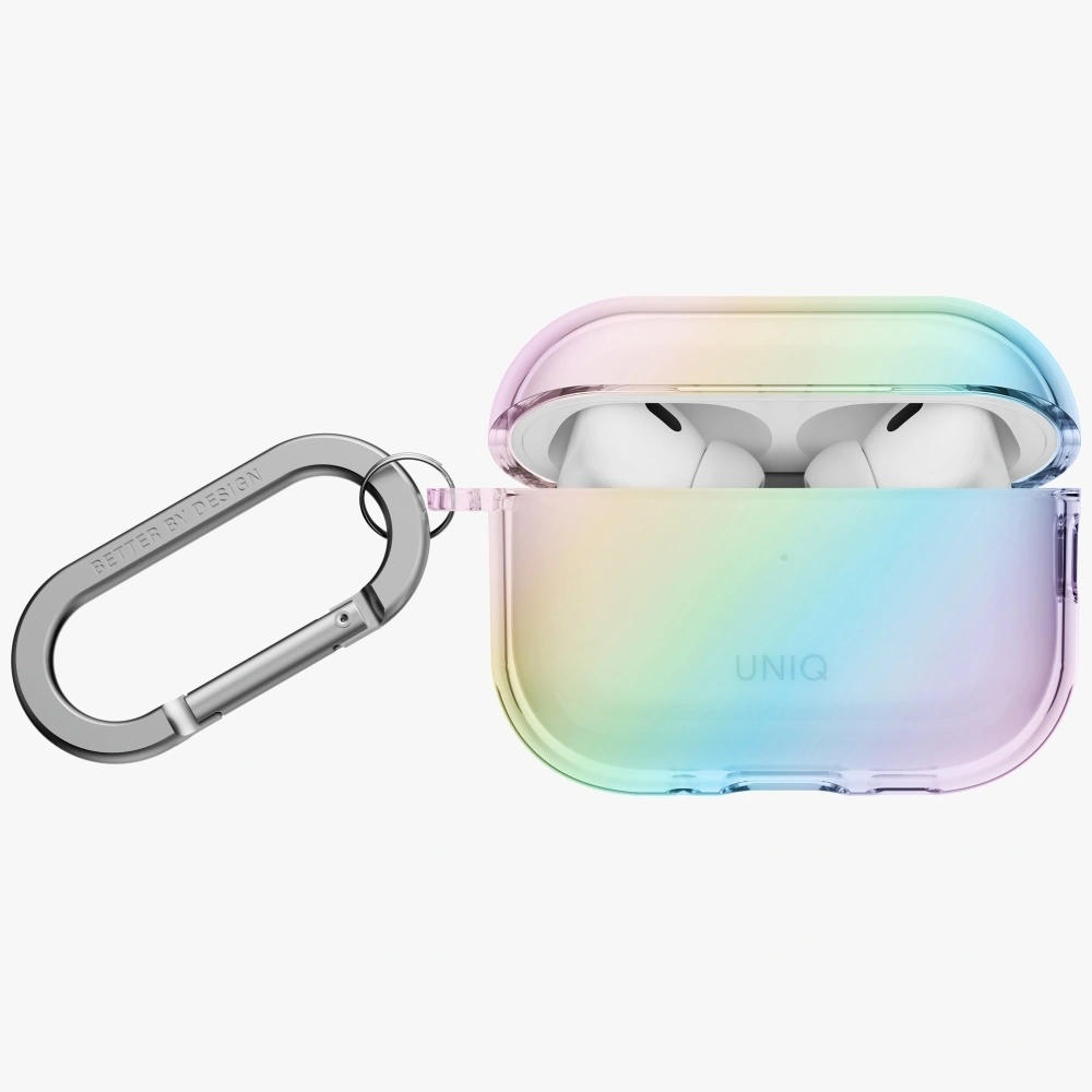 Kryt UNIQ Iridescia Apple AirPods Pro 3 Hang Case holo quartz
