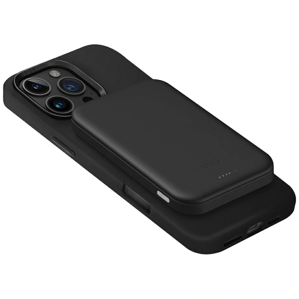 UNIQ Lyden Lexa Magnetic Powerbank 5000mAh PD USB-C MagSafe black