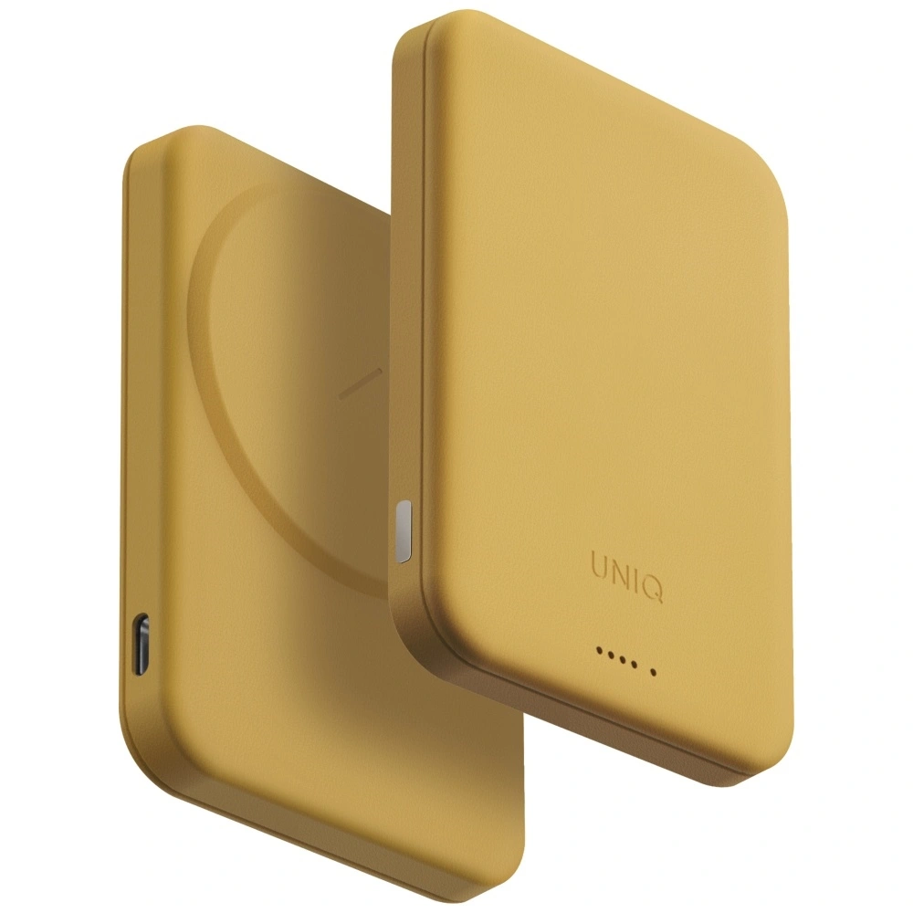 UNIQ Lyden Lexa Magnetic Powerbank 5000mAh PD USB-C MagSafe yellow