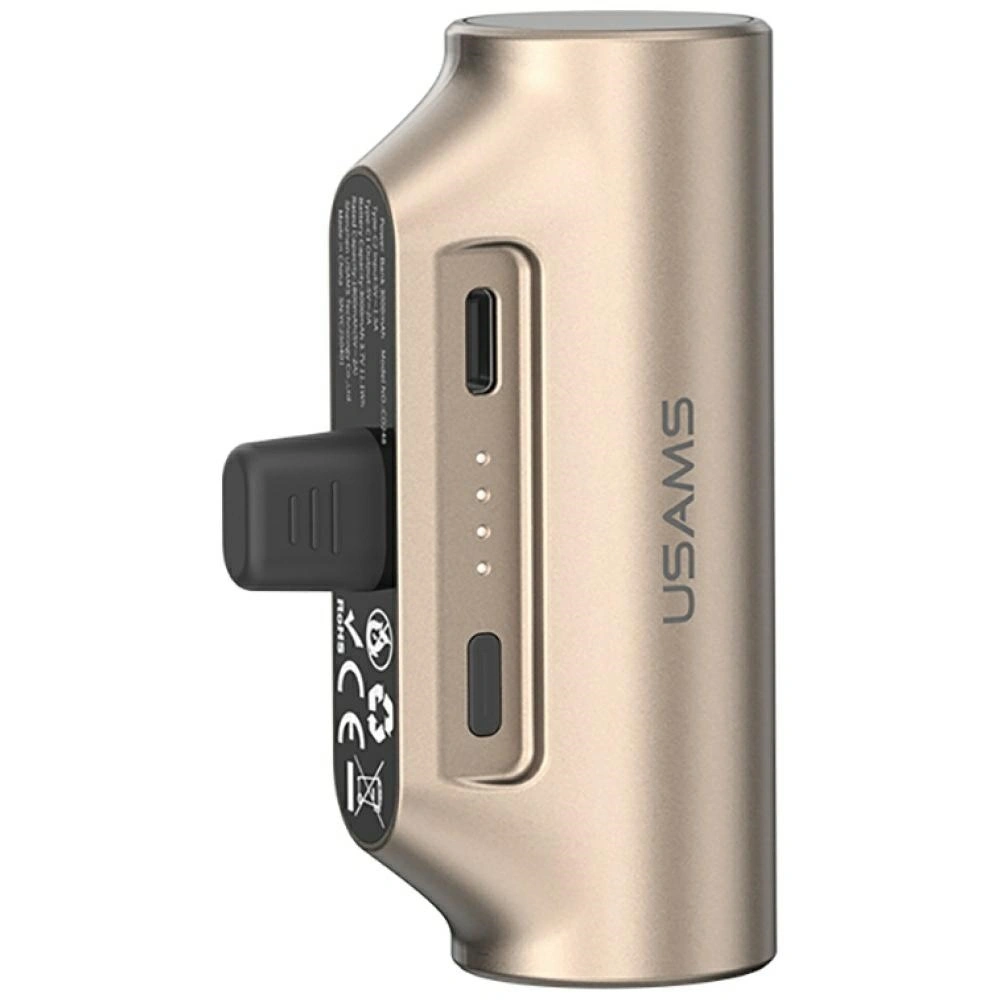 Kryt USAMS PB79 Mini Tail Plug Portable Powerbank 3000mAh USB-C beige