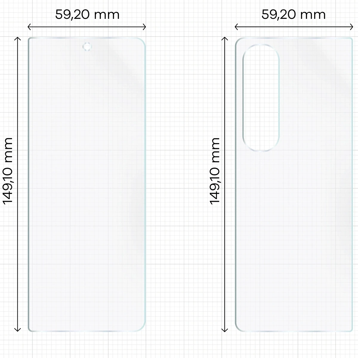 Kryt Folia hydrożelowa na tył i przód Bizon Glass Hydrogel Pack do Samsung Galaxy Z Fold4
